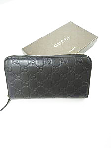 グッチ グッチシマ 財布 ラウンドファスナー 買取