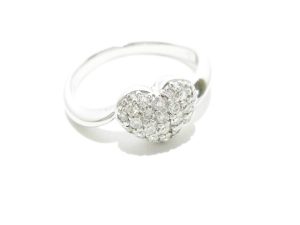 高価買取 高価査定 ポンデヴェキオ PV ダイヤ付きリング