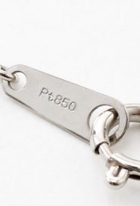 貴金属 ネックレス プラチナ 刻印