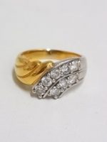 18金/プラチナ900コンビリング買取