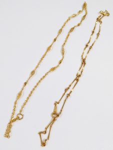 今回高価買取致しました貴金属 金 プラチナ ネックレス