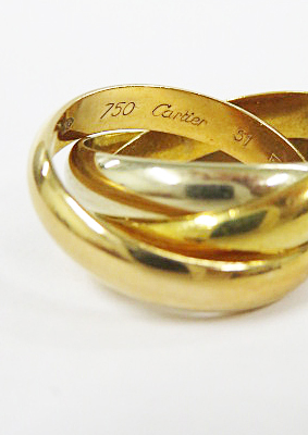 カルティエ　７５０　リング　買取