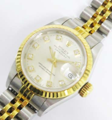 買取したロレックスのデイトジャスト69173Gの時計