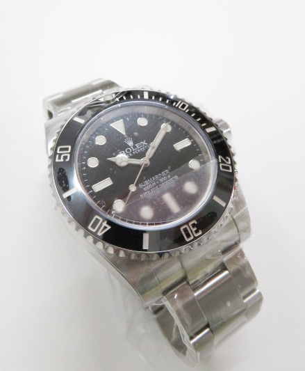 高価買取したロレックスのサブマリーナ ノンデイト114060型の時計