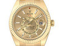 ロレックス　スカイドゥエラー　326938　YG　金色文字盤