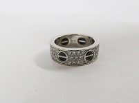 ＷＧ／ＣＥ　カルティエ　フルダイヤ　ラブリング　