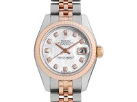 ロレックス　デイトジャスト　179171G　D番　SS/PG　メテオライト文字盤